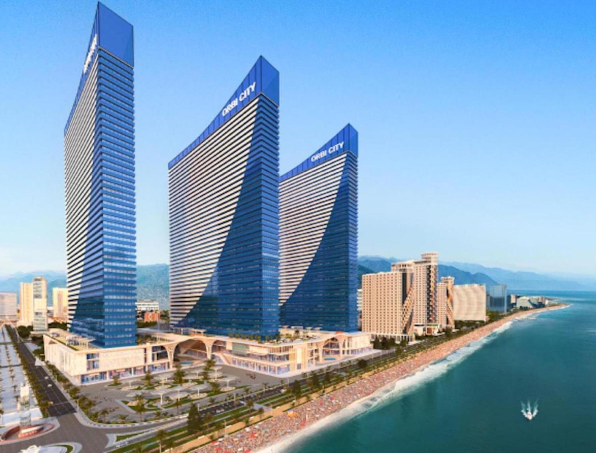 Orbi City Sea View Aparthotel Batumi Exteriör bild